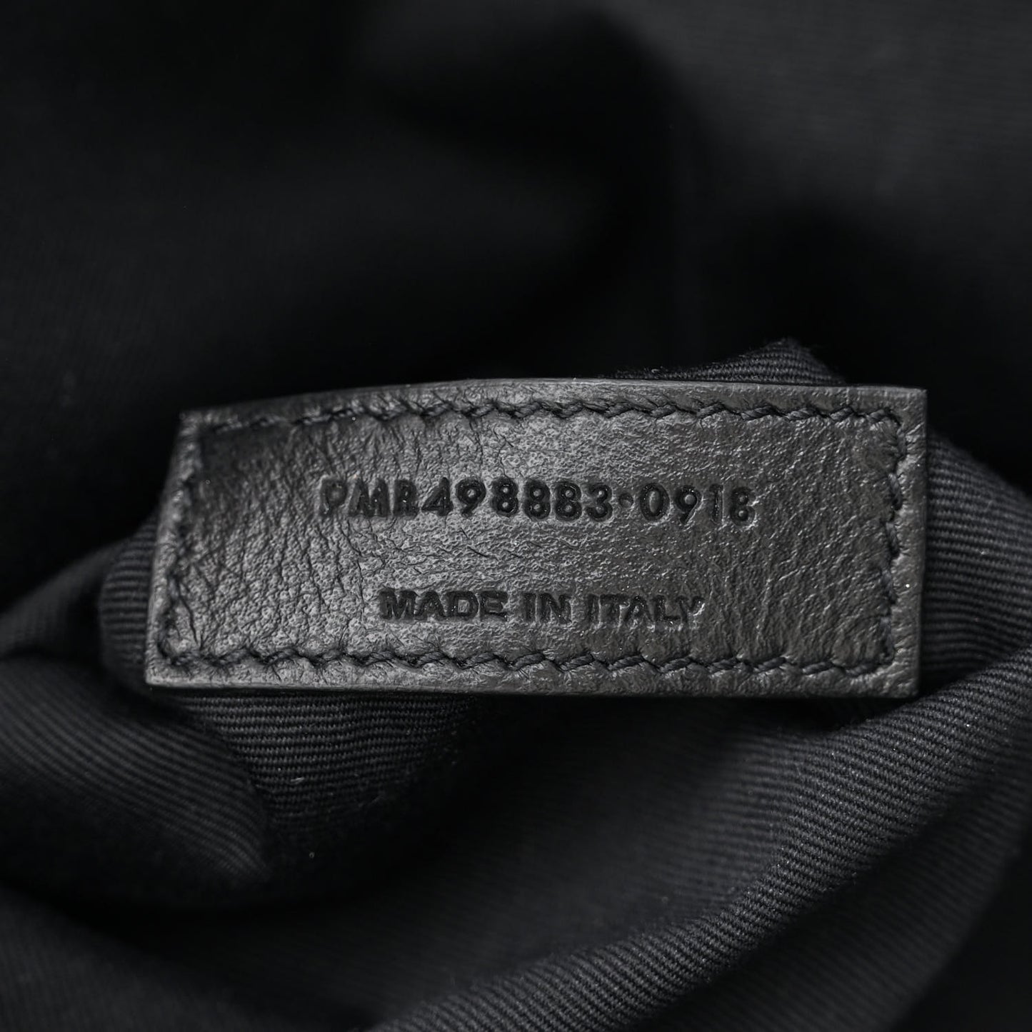Crinkled Calfskin Matelasse Monogram Large Niki Chain Satchel Black