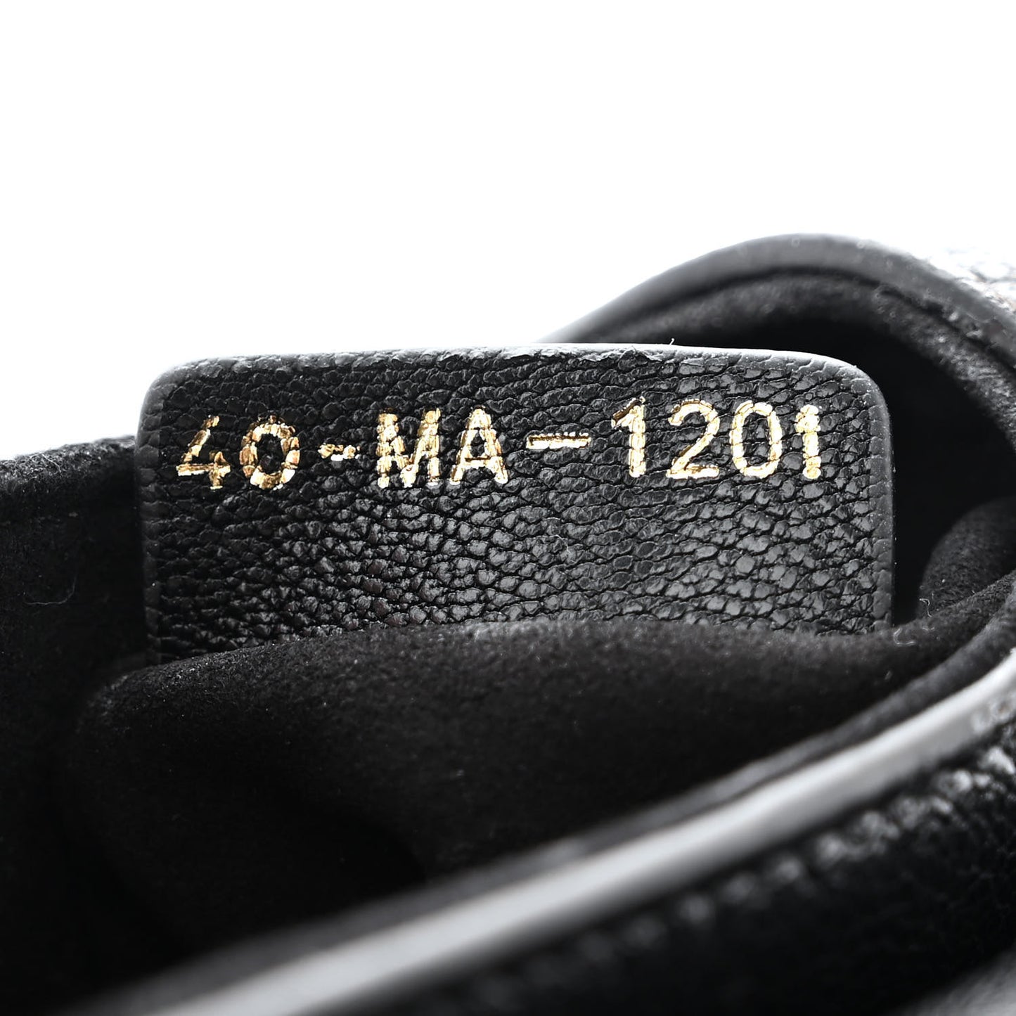 Goatskin Micro Saddle Bag Black