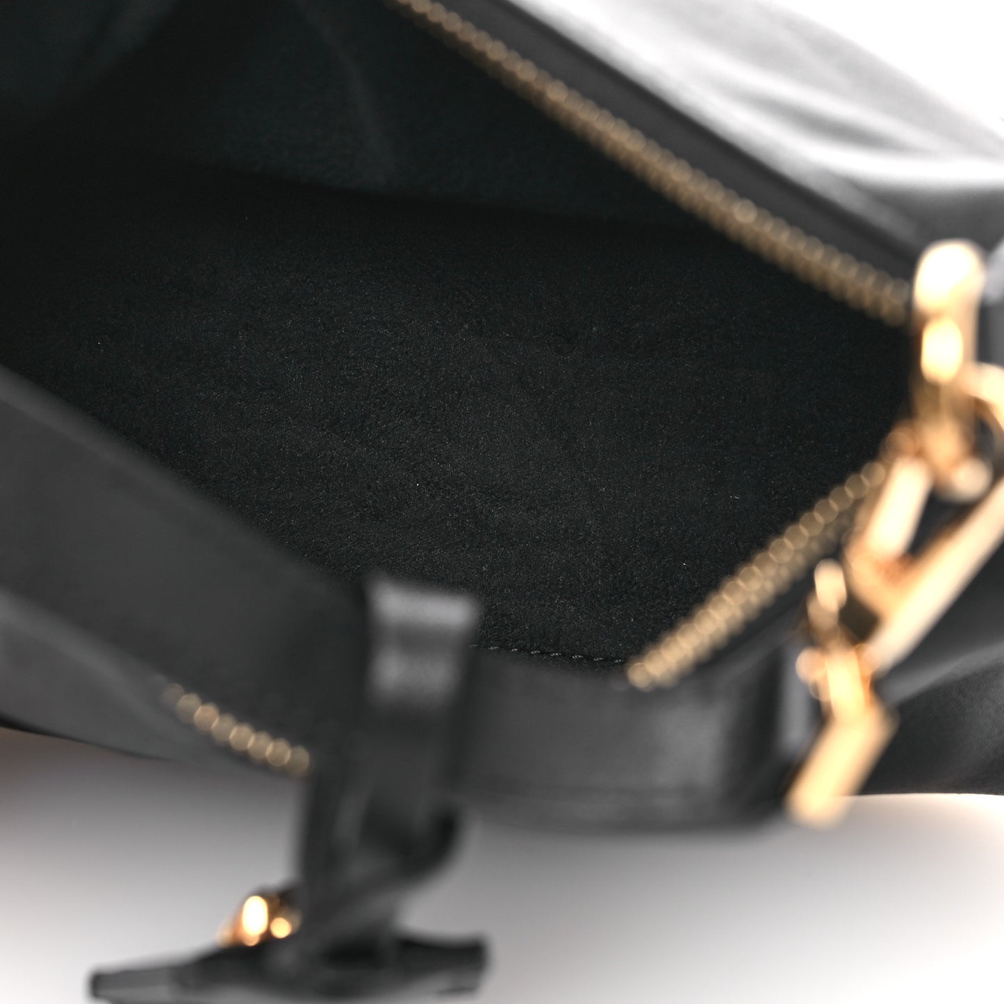 Nappa Logo Tag Hobo Black