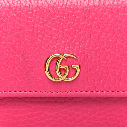 Gucci Dollar Calfskin GG Marmont Compact Wallet Box Pink 9 of 9