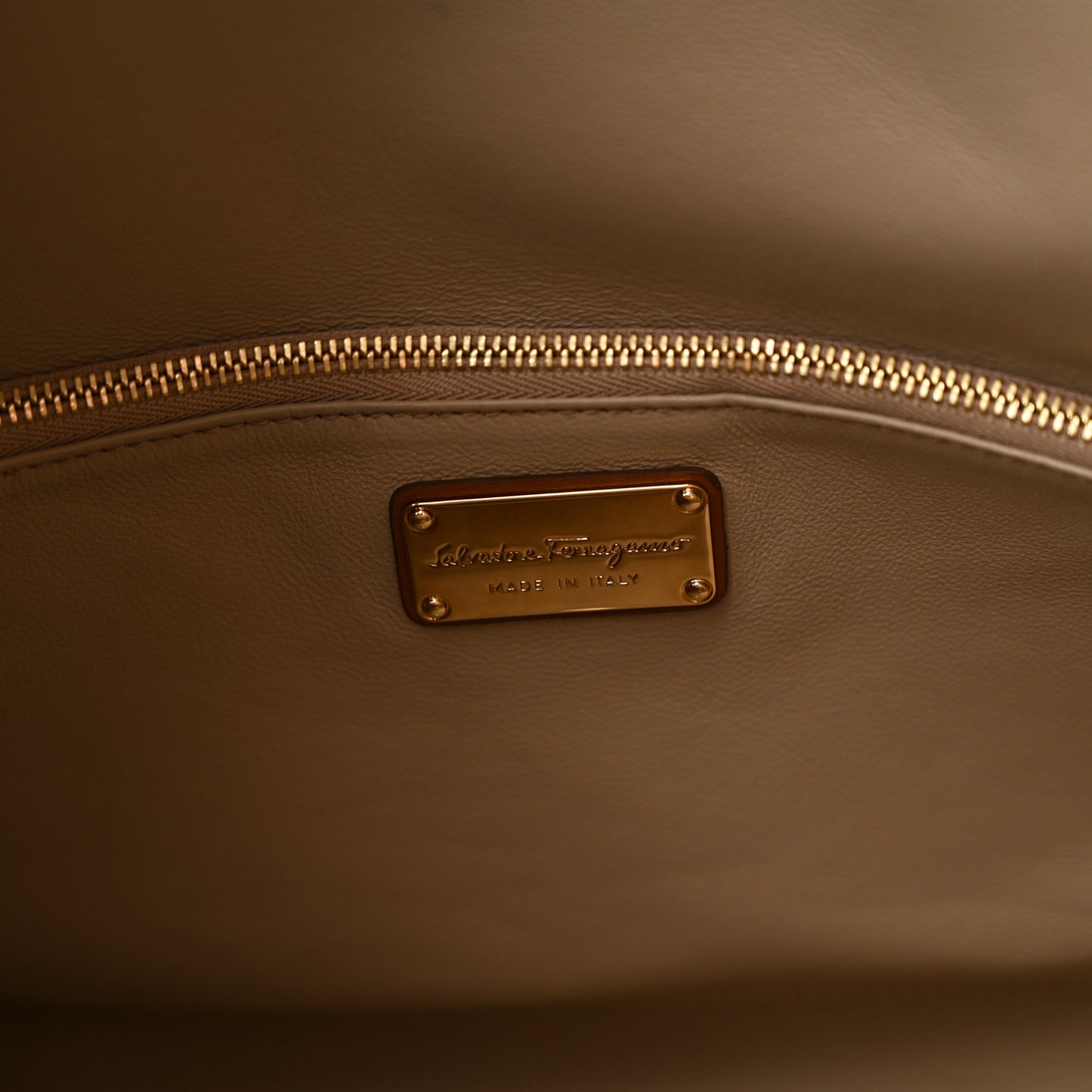 Calfskin Large Sookie Satchel Brown