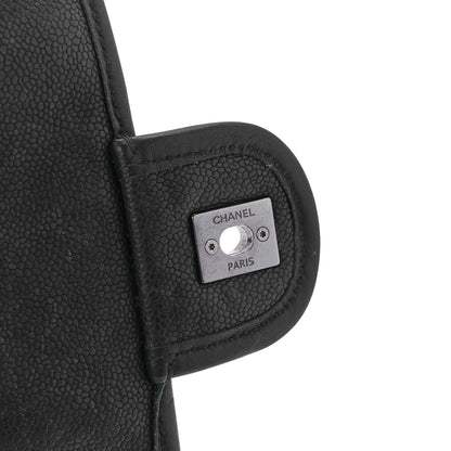 Chanel Caviar Quilted Large French Riviera Flap Black 8 of 12