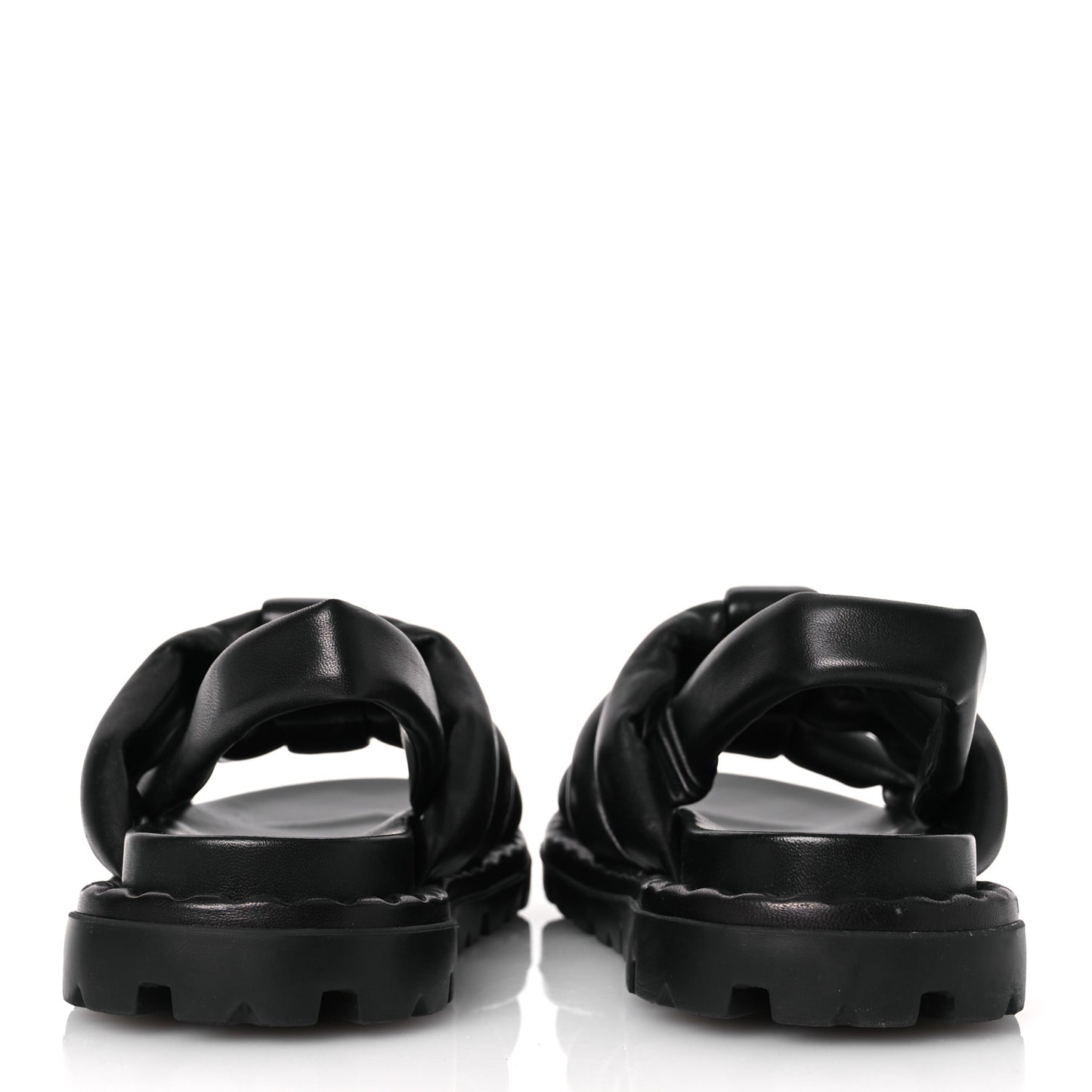 Nappa Padded Blow 20mm Slingback Sandals 40 Black
