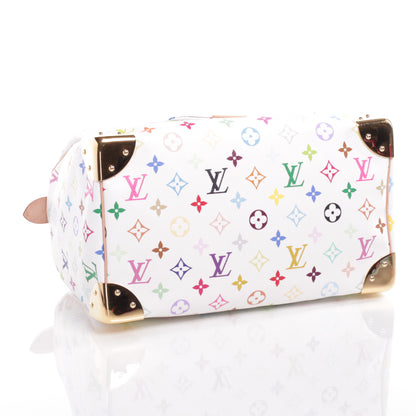 Louis Vuitton Monogram Multicolor Speedy 30 White 6 of 8