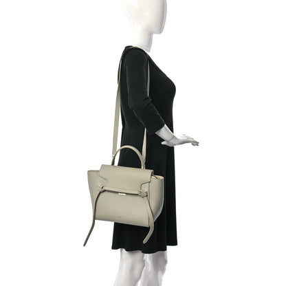 Celine Grained Calfskin Micro Belt Bag Vert D'eau 2 of 10