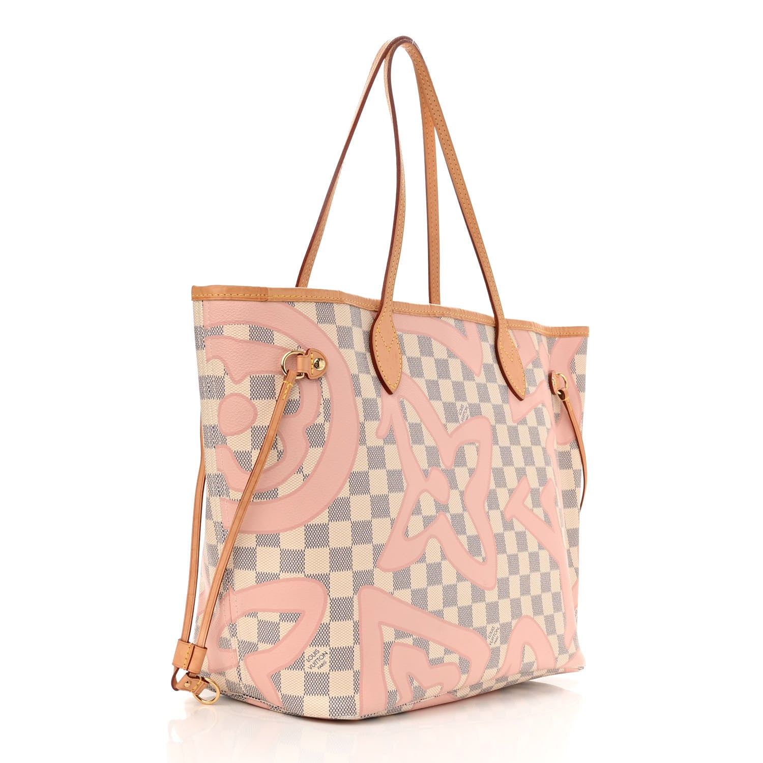Louis Vuitton Damier Azur Tahitienne Neverfull MM 3 of 14