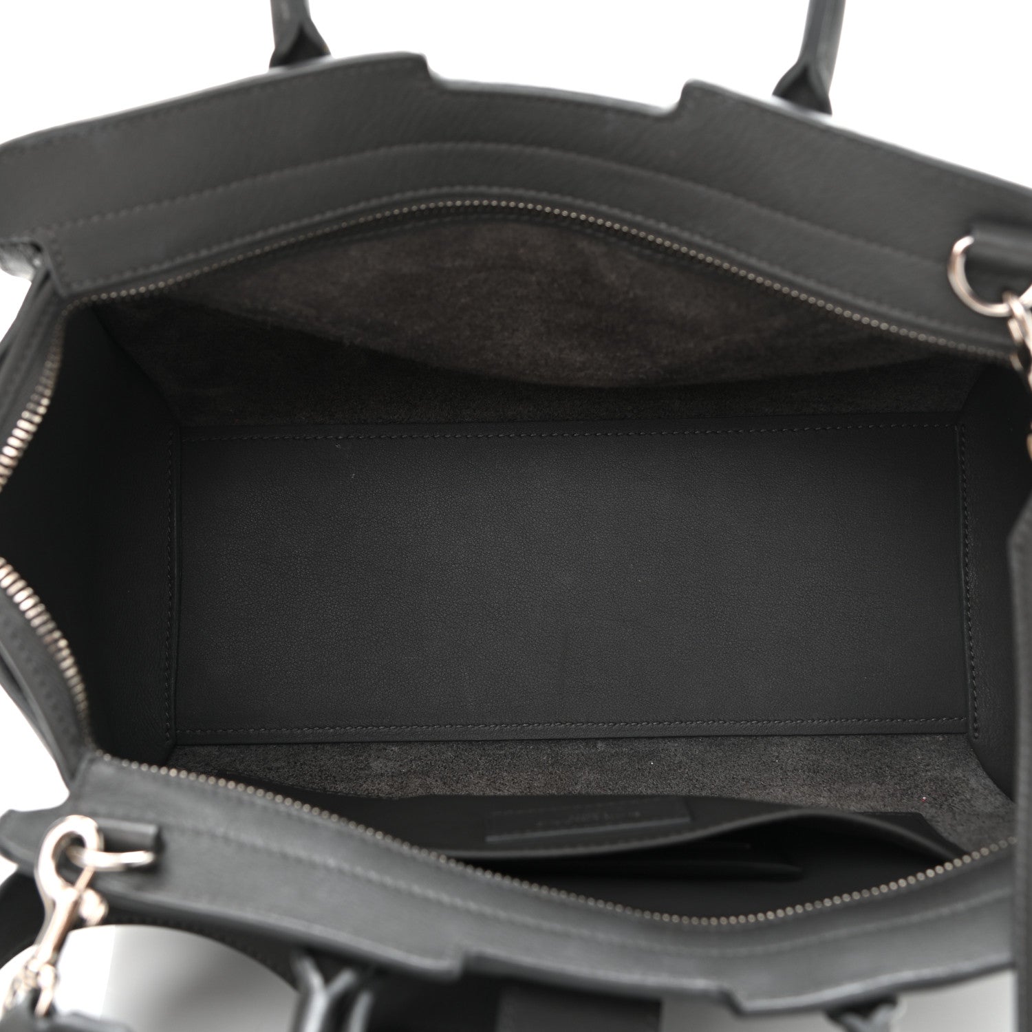 Saint Laurent Calfskin Baby Monogram Downtown Cabas Earth 4 of 10