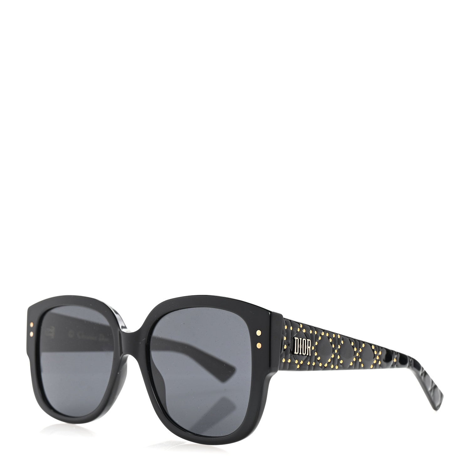 Christian Dior Acetate Cannage Lady Dior Studs 5 Sunglasses Black 1 of 9