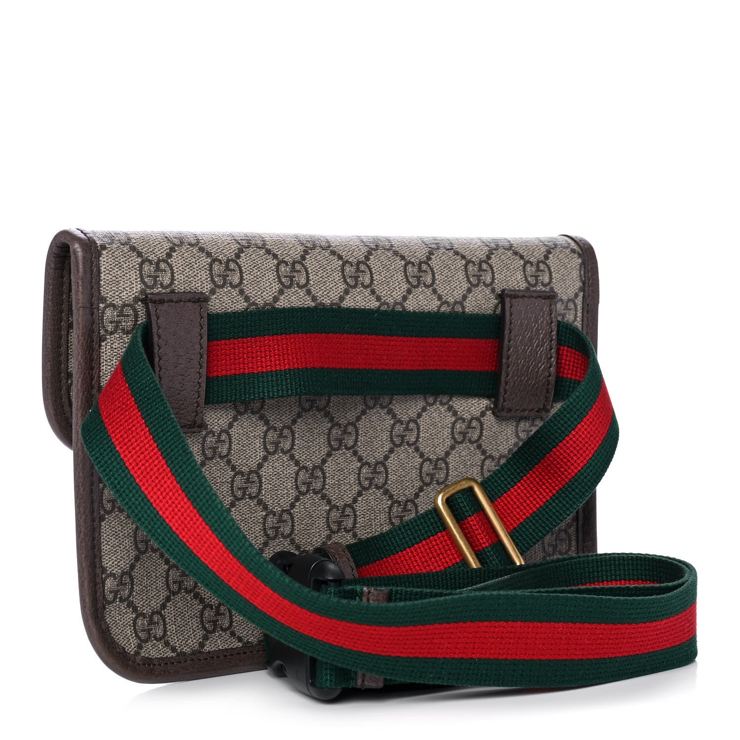 Gucci GG Supreme Monogram Neo Vintage Web Belt Bag Brown 3 of 12
