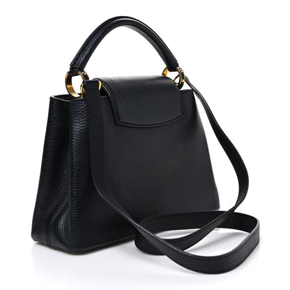 Louis Vuitton Taurillon Capucines BB Black 2 of 9