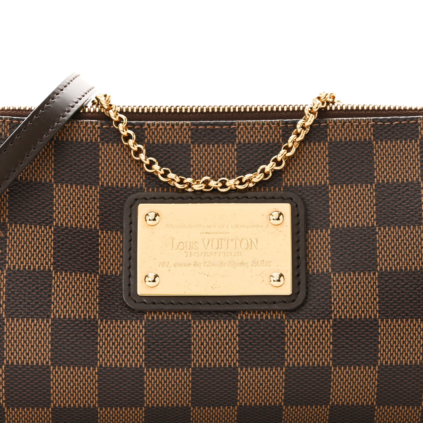 Damier Ebene Eva Clutch