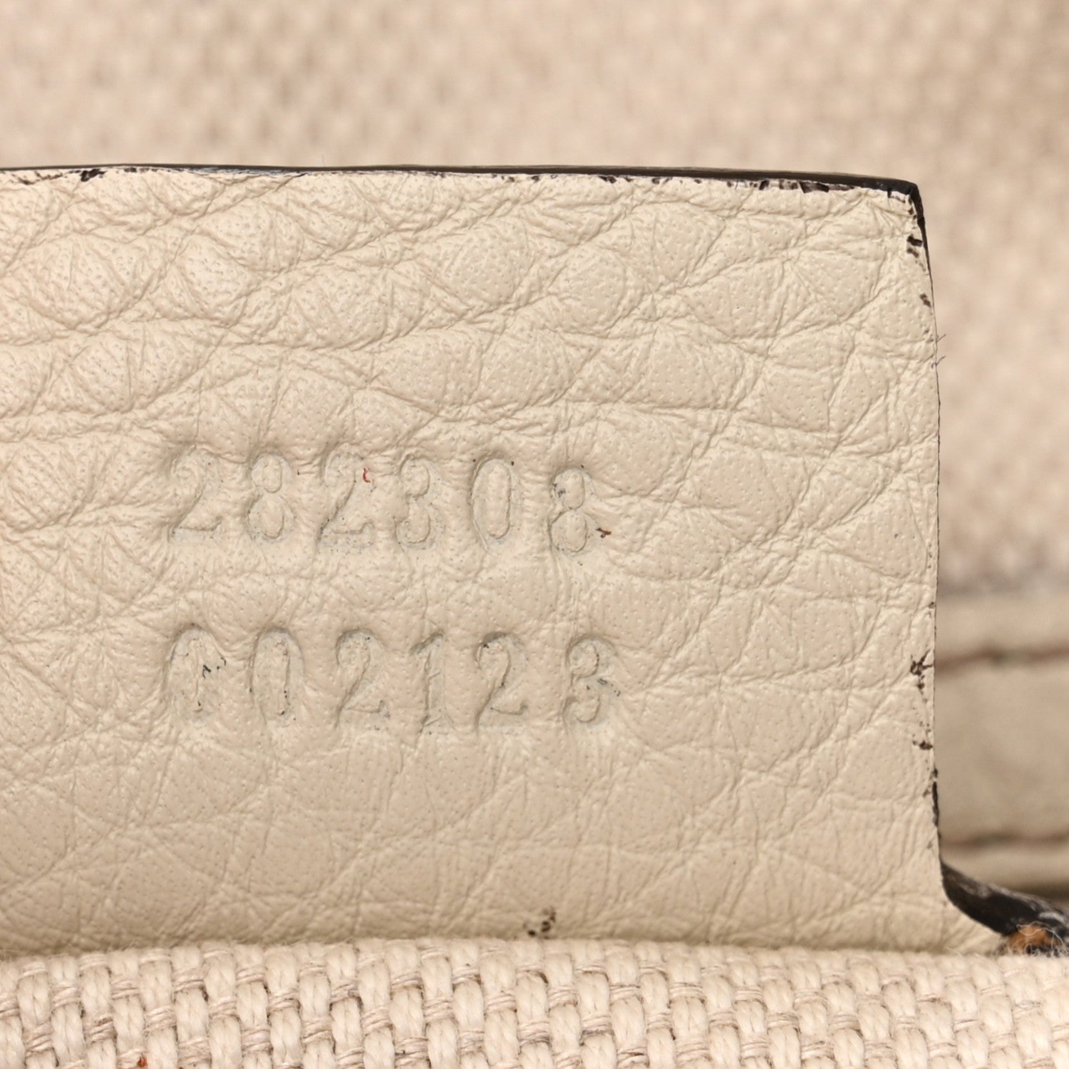 Gucci Pebbled Calfskin Large Soho Shoulder Bag Off White 7 of 12