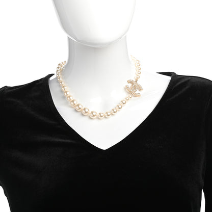 Chanel Pearl CC 100th Anniversary Necklace Light Gold 2 of 5