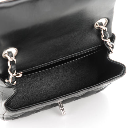 Chanel Lambskin Quilted Mini Square Flap Black 5 of 9