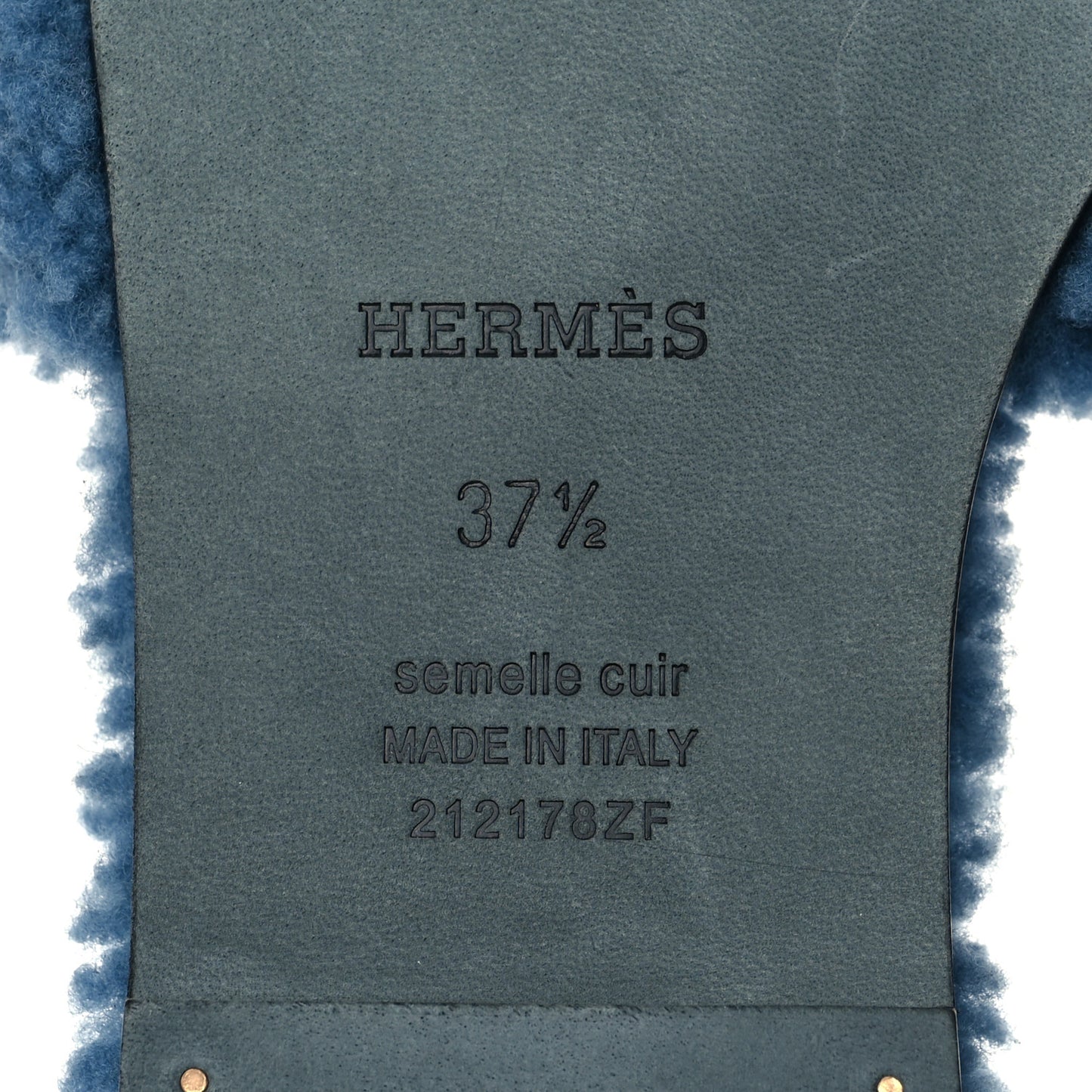 Woolskin Oran Sandals 37.5 Bleu