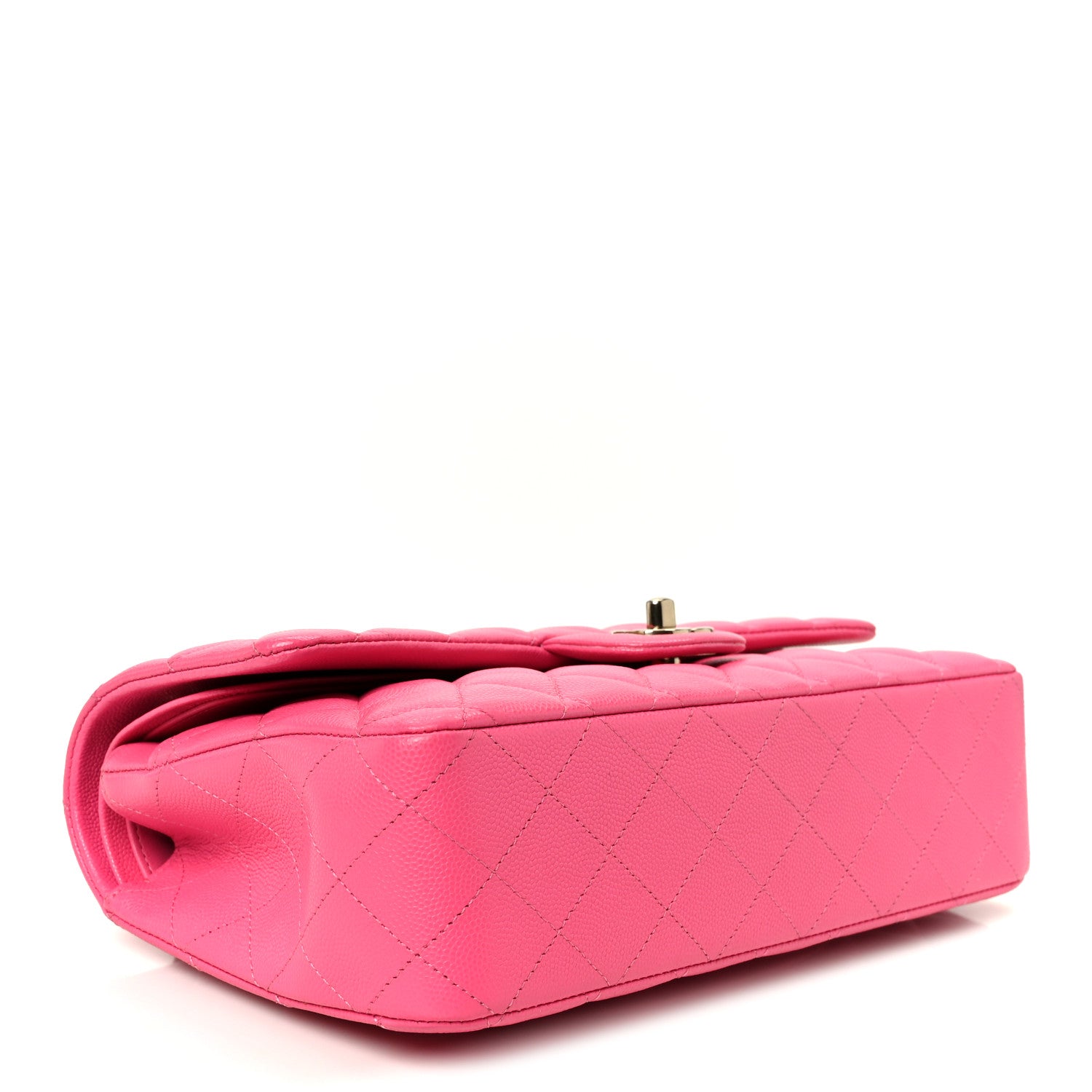 Chanel Caviar Quilted Medium Double Flap Pink 4 of 12