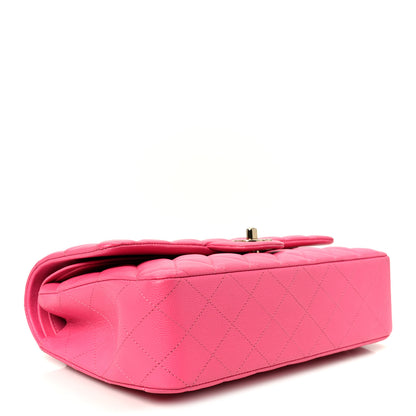 Chanel Caviar Quilted Medium Double Flap Pink 4 of 12
