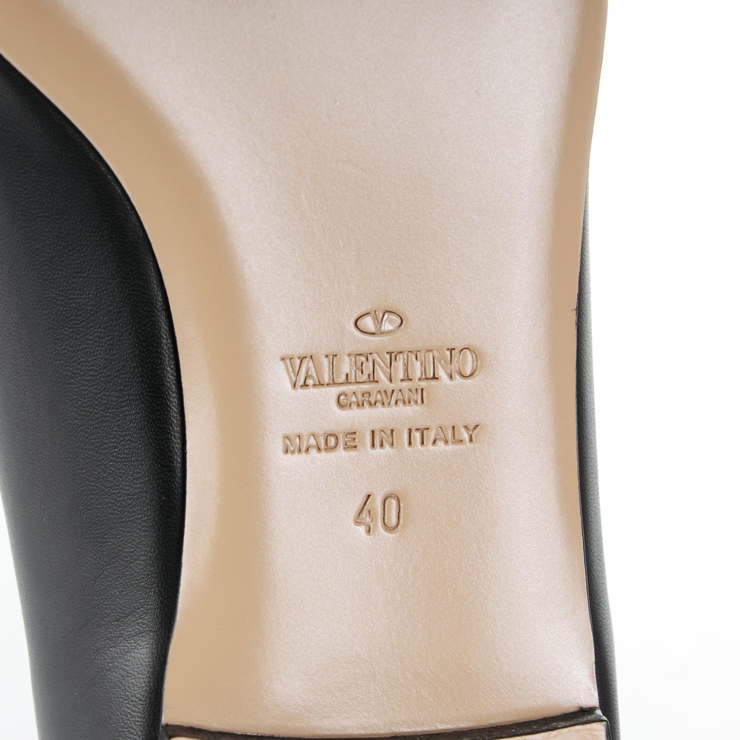 Valentino Garavani Nappa Rockstud Ballet Flats 40 Black 6 of 7