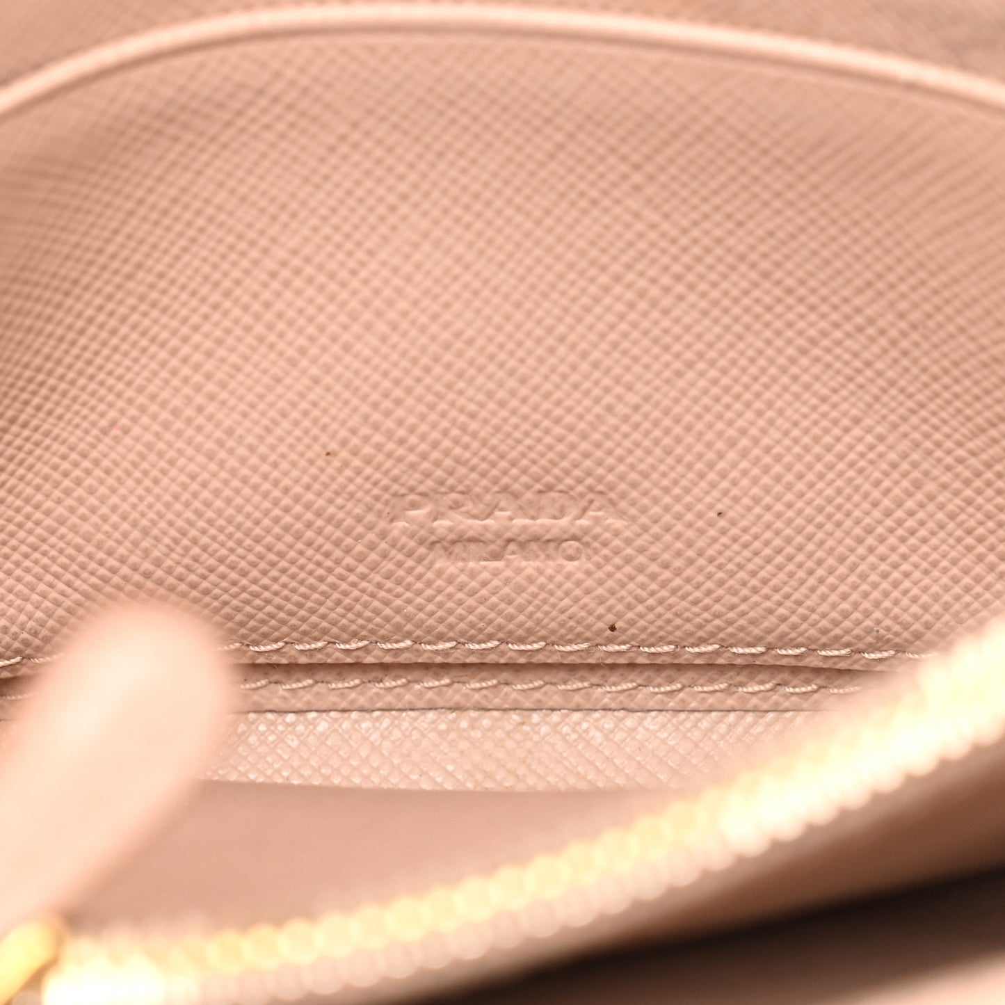 Saffiano Metal Wristlet Wallet Cammeo