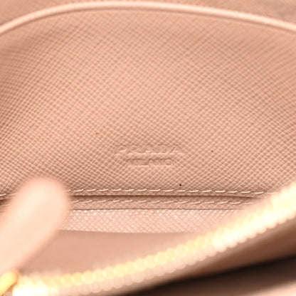 Prada Saffiano Metal Wristlet Wallet Cammeo 6 of 16