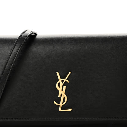 Saint Laurent Smooth Calfskin Monogram Phone Holder Crossbody Black 7 of 10