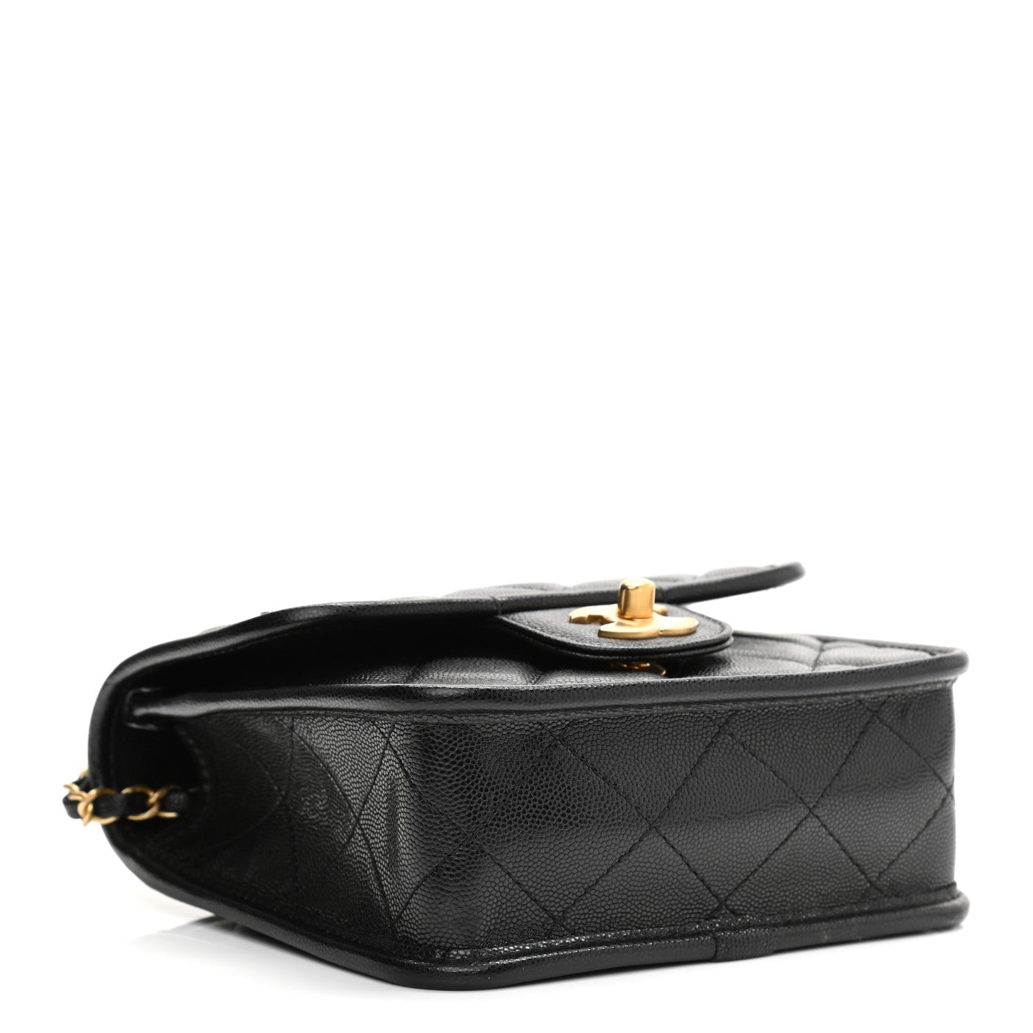 Chanel Caviar School Memory Mini Top Handle Flap Black 3 of 9