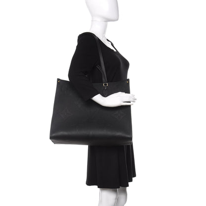 Louis Vuitton Empreinte Monogram Giant Onthego GM Black 2 of 10