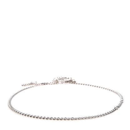 Chanel Crystal CC Camellia Chain Belt Silver 3 of 5