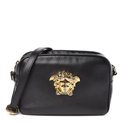 Versace Calfskin Palazzo Camera Bag Black 1 of 12