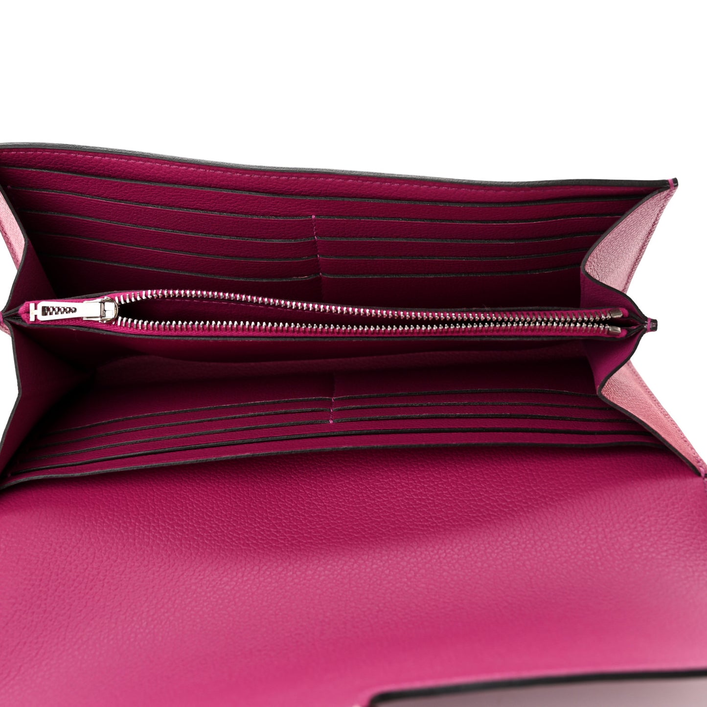 Evercolor Constance Long Wallet Rose Pourpre