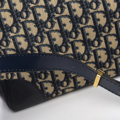 Christian Dior Monogram Shoulder Bag Navy Blue 15 of 19