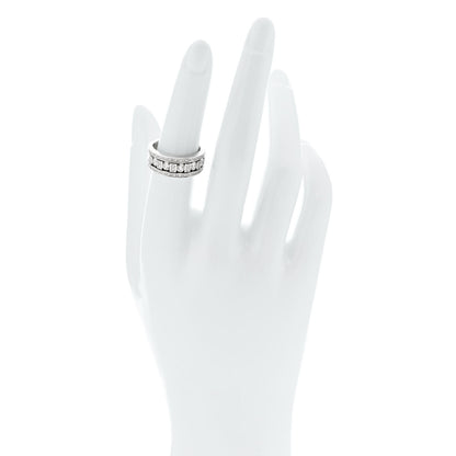 Damiani 18K White Gold Diamond Belle Epoque Band Ring 53 6.25 2 of 6
