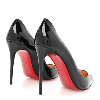 Christian Louboutin Patent Pigalle Follies 100 Pumps 37.5 Black 5 of 7
