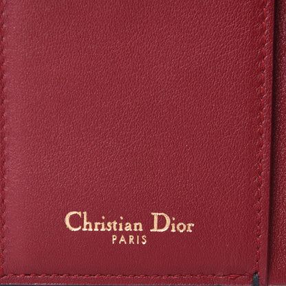 Christian Dior Calfskin Small Dfence Compact Wallet Scarlet 6 of 9
