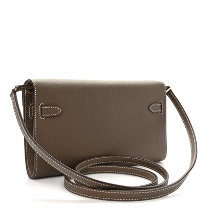 Hermes Epsom Kelly Wallet To Go Etoupe 2 of 9