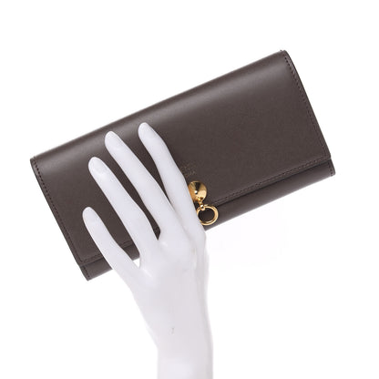 Fendi Vitello Liberty Century Lucido By The Way Continental Wallet Carbone 2 of 7