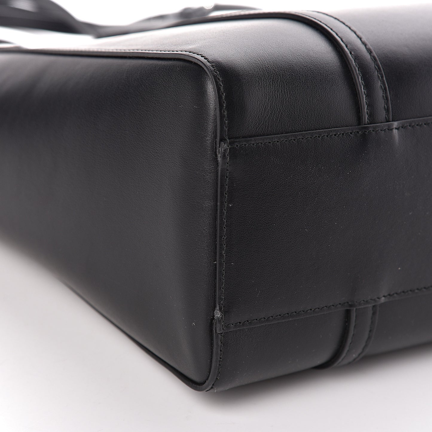 Supple Calfskin Signature Logo XS Everyday Tote Black