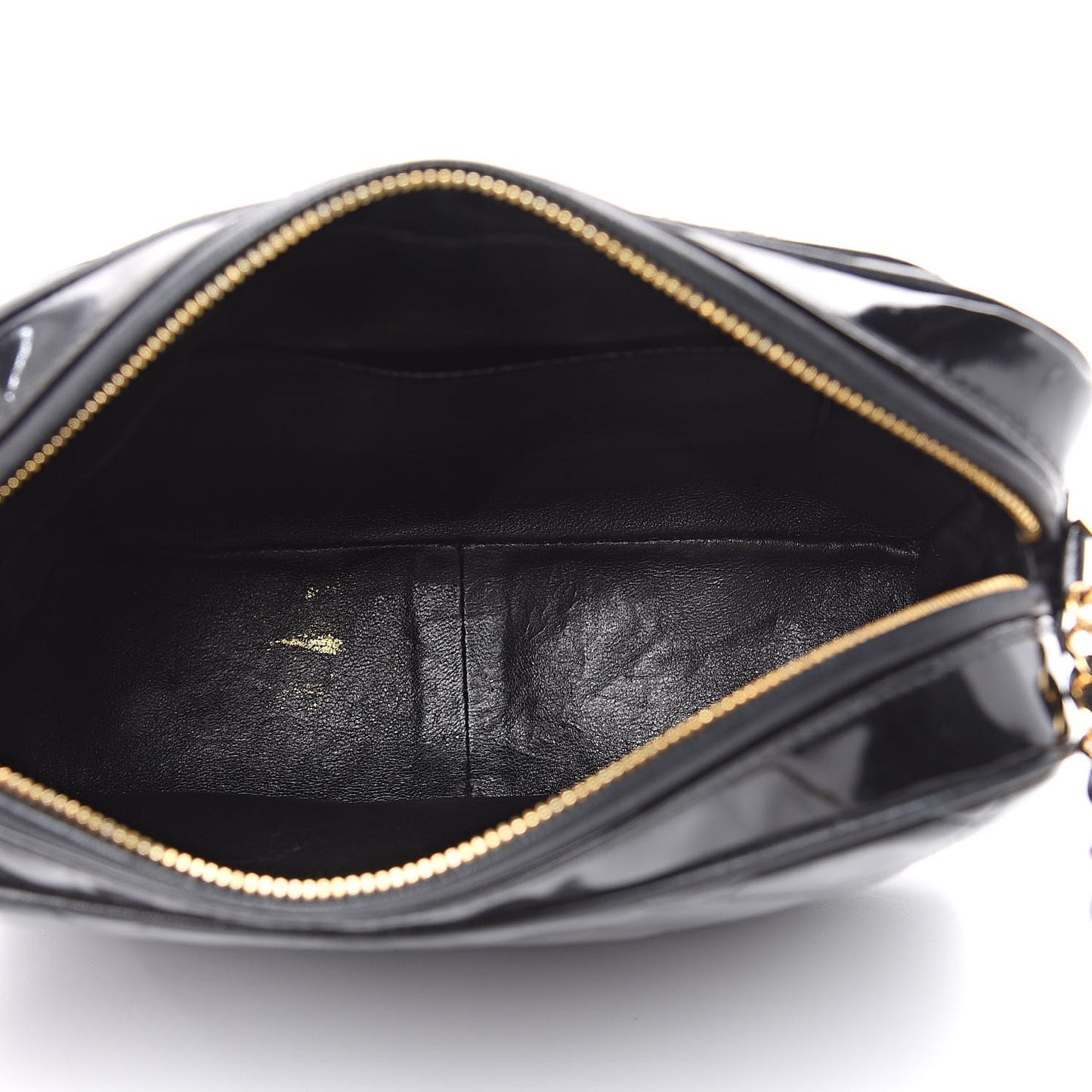 Patent Quilted Camera Case Black