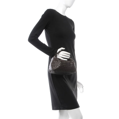 Bottega Veneta Nappa Intrecciato Large Cosmetic Case Ebano 2 of 8