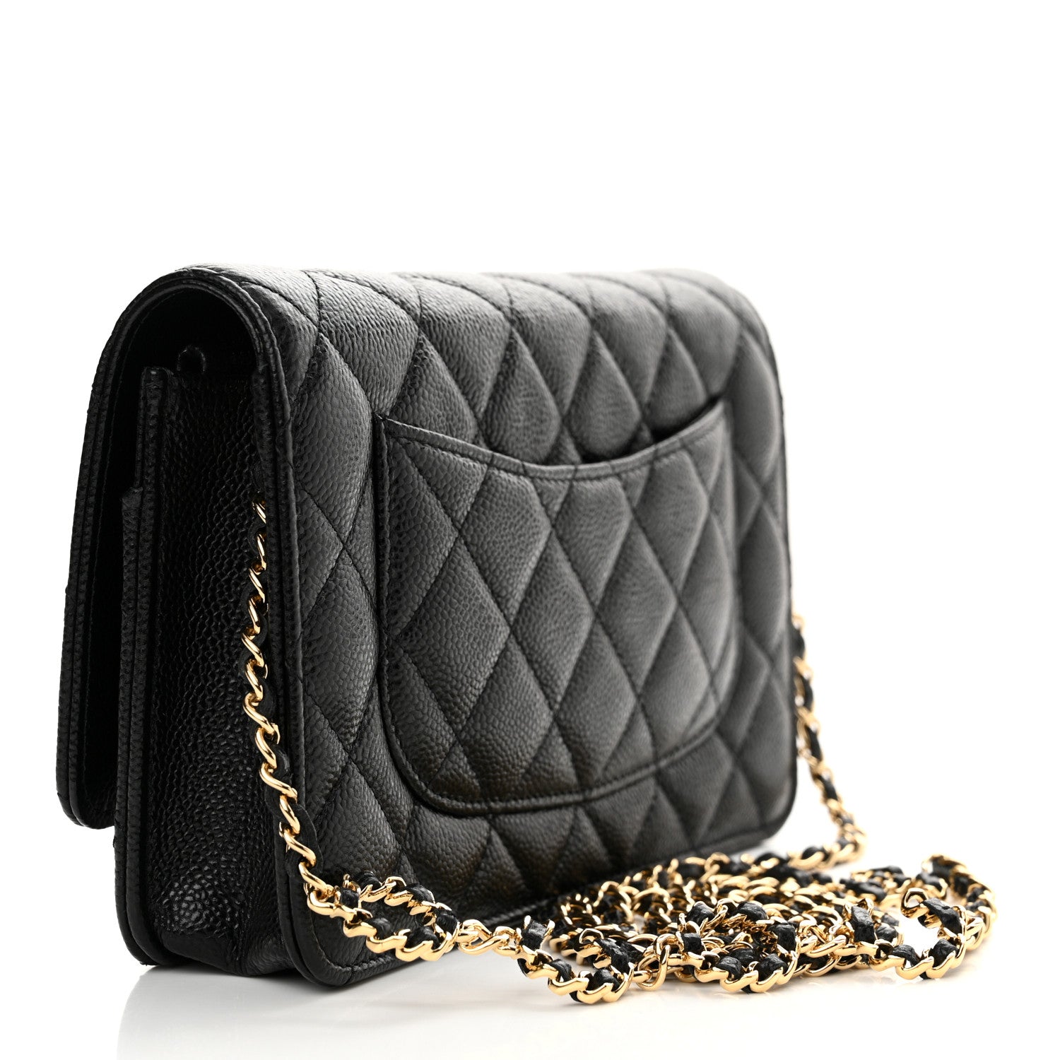 Chanel Caviar Quilted Miss Coco Wallet On Chain WOC Black 3 of 13