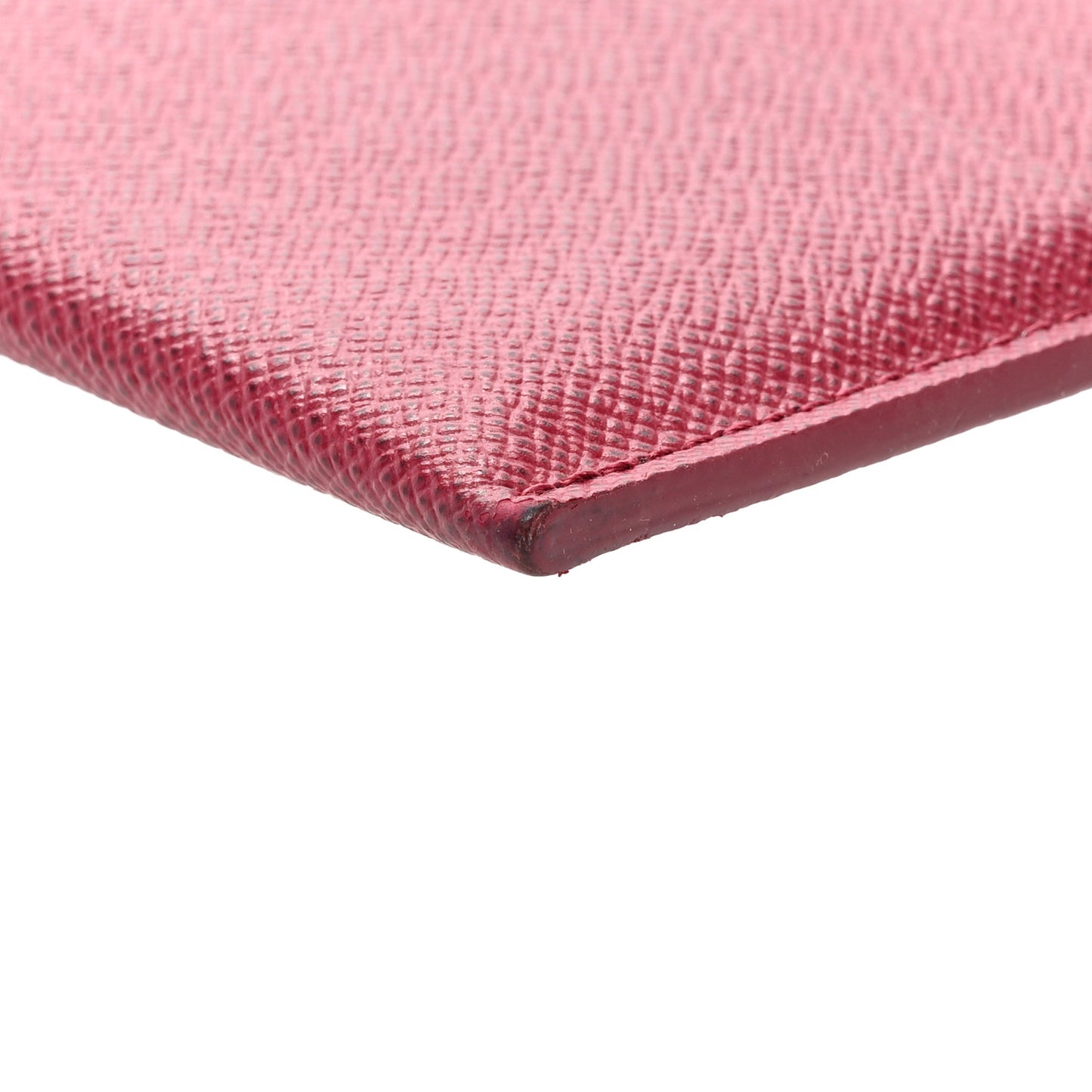 Calfskin Felicie Card Holder Insert Fuchsia