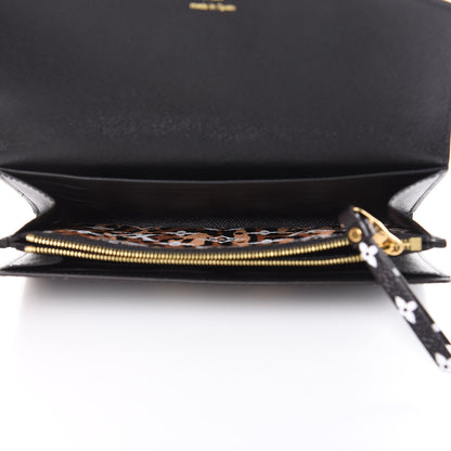 Louis Vuitton Monogram Giant Jungle Sarah Wallet Black 5 of 6