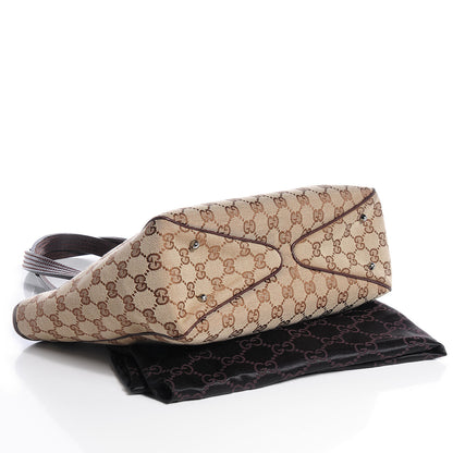 Gucci Monogram Medium Tote Brown 4 of 7