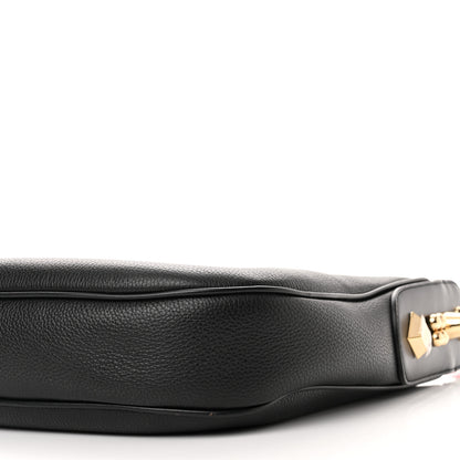 Christian Louboutin Grained Calfskin Carasky Shoulder Bag Black 6 of 10