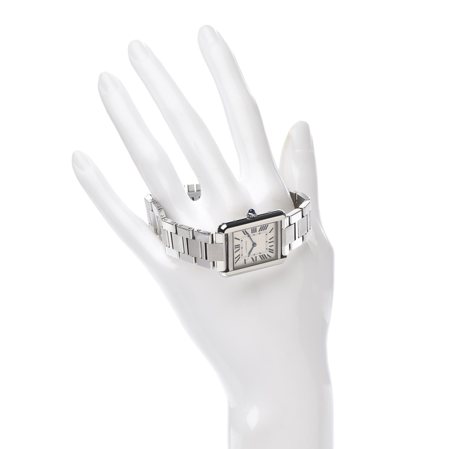 Cartier Stainless Steel 24mm Tank Solo Quartz Watch 2 of 5