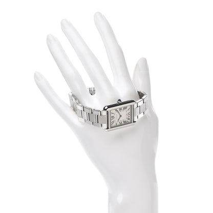 Cartier Stainless Steel 24mm Tank Solo Quartz Watch 2 of 5
