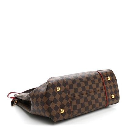 Louis Vuitton Damier Ebene Caissa Hobo Cherry 3 of 9