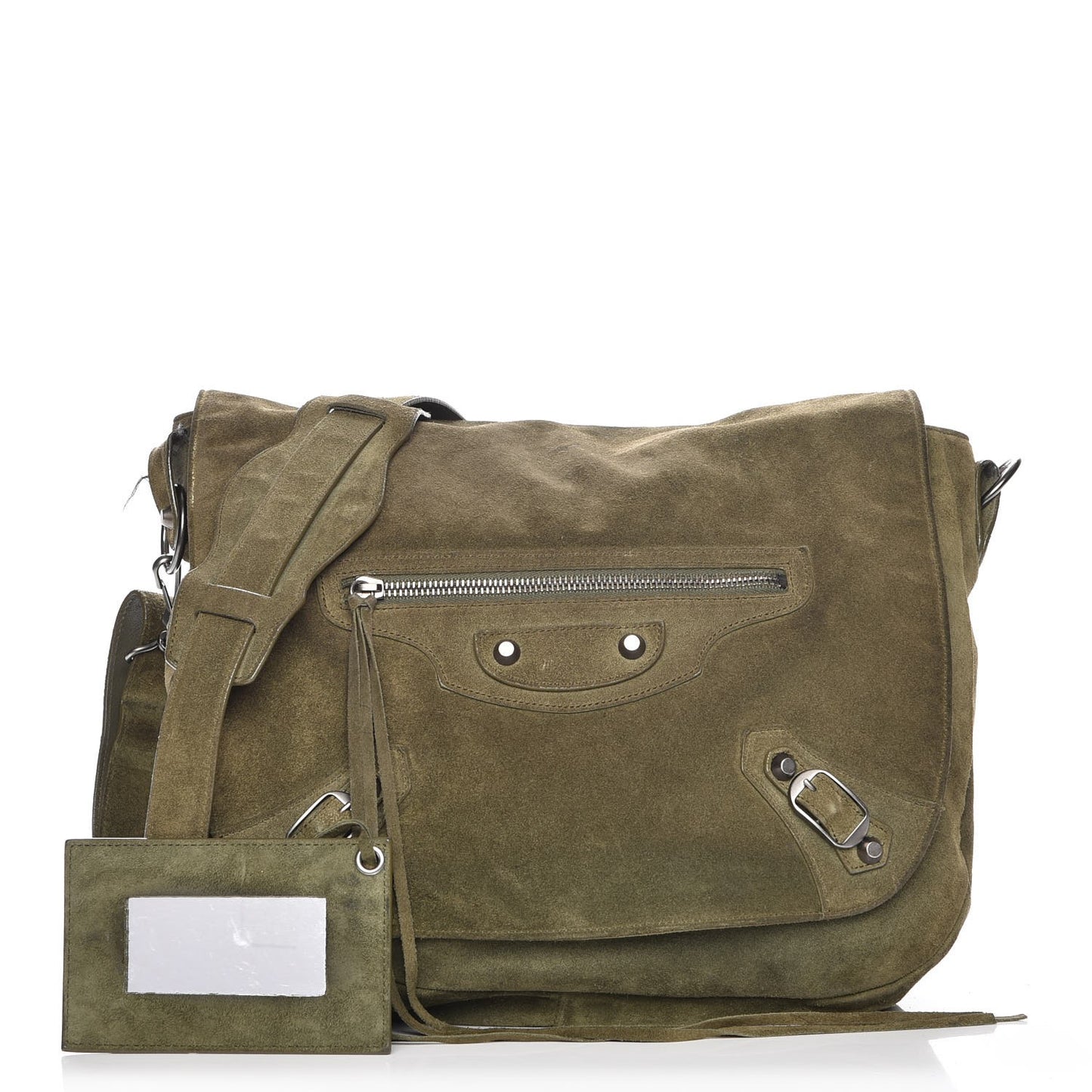Suede Baby Daim Folk Messenger Green