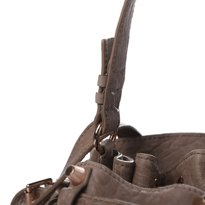Alexander Wang Pebbled Lambskin Diego Bucket Bag Latte 16 of 16