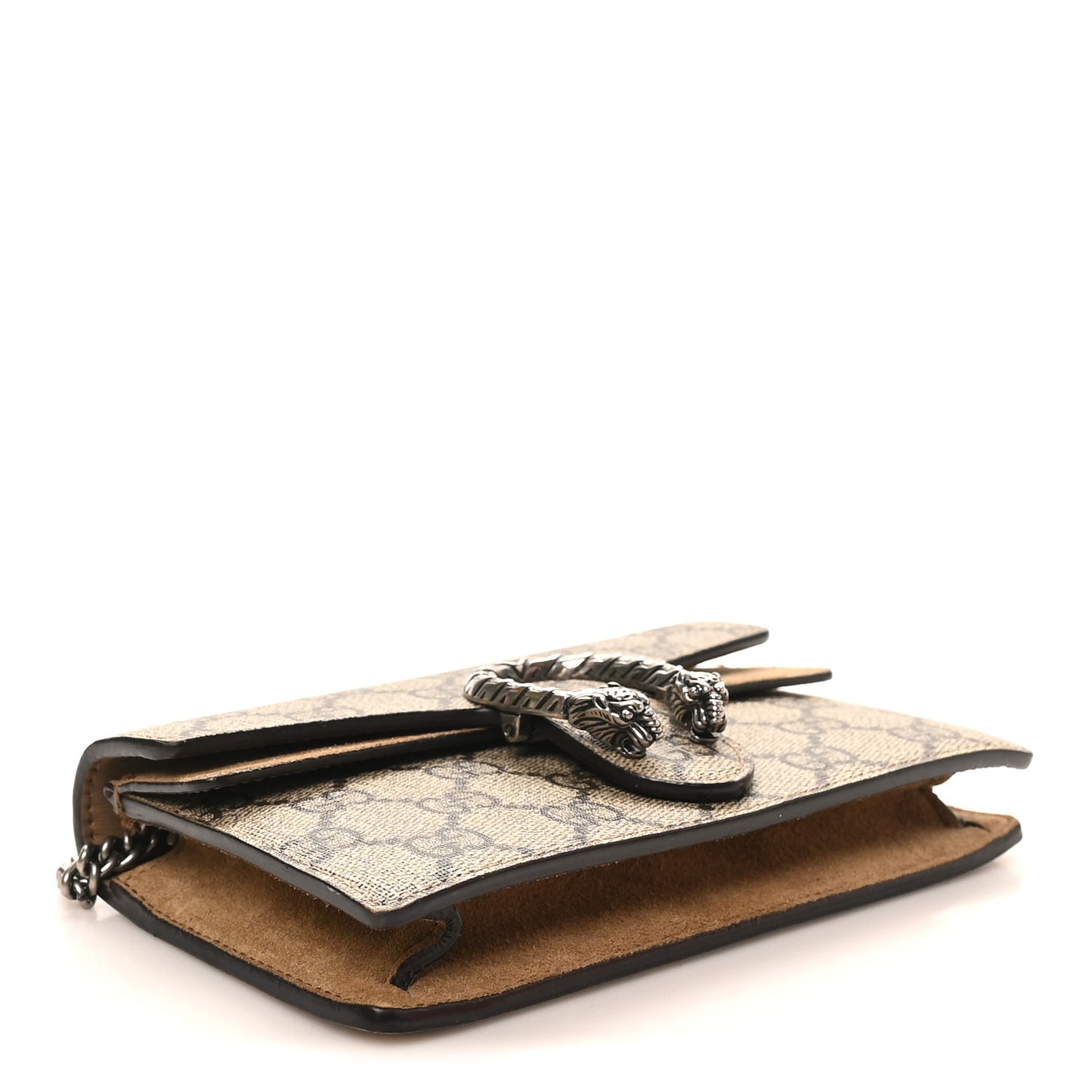 GG Supreme Monogram Super Mini Dionysus Shoulder Bag Taupe